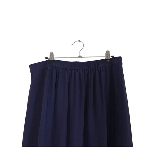 Classiques Entier Atelier Skirt Women's Size Large Navy Blue Stretch - Picture 3 of 5